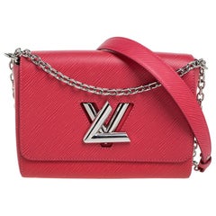 Replica Louis Vuitton Twist MM Bag Silver Epi Leather M55404 BLV136 for  Sale