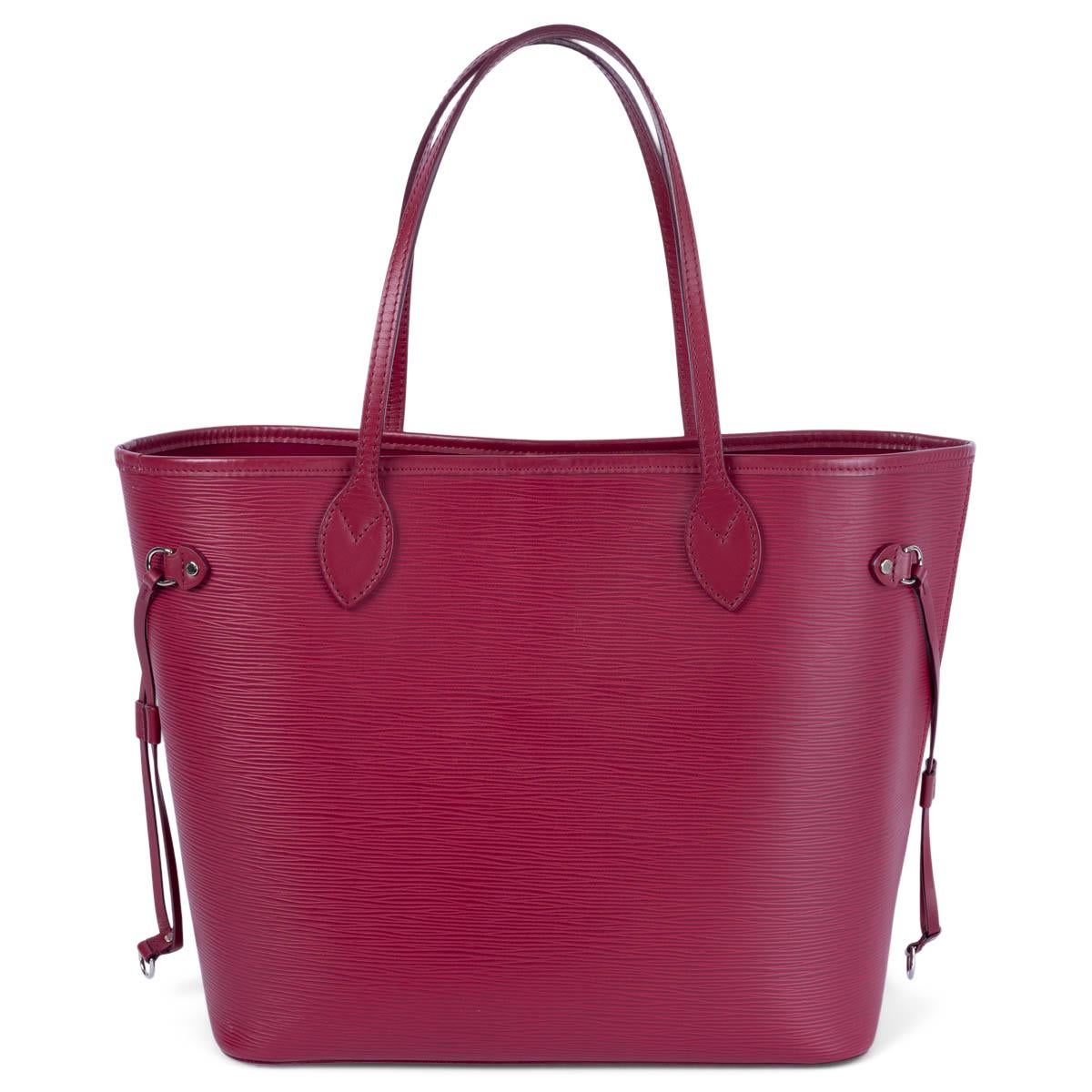 Brown LOUIS VUITTON Grenat pink Epi leather NEVERFULL MM Shopper Bag