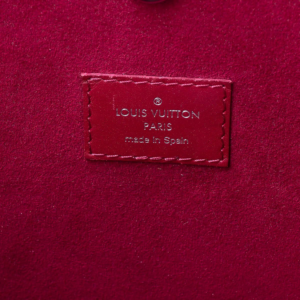 LOUIS VUITTON Grenat pink Epi leather NEVERFULL MM Shopper Bag 2