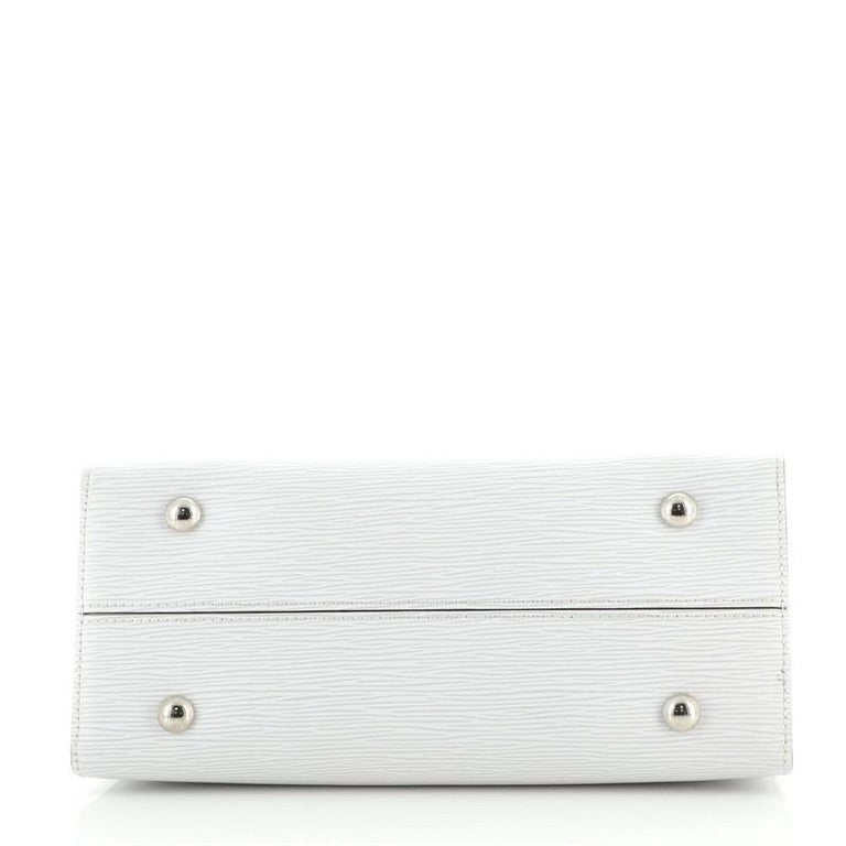 Louis Vuitton White Epi Grenelle MM Leather ref.495729 - Joli Closet
