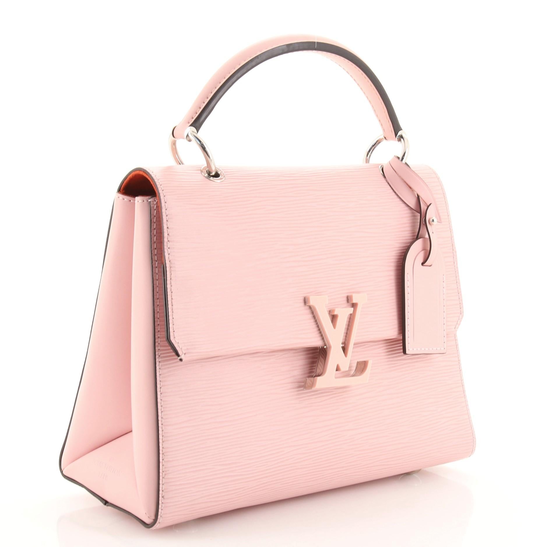 Bolso Louis Vuitton Grenelle Piel Epi PM Rosa