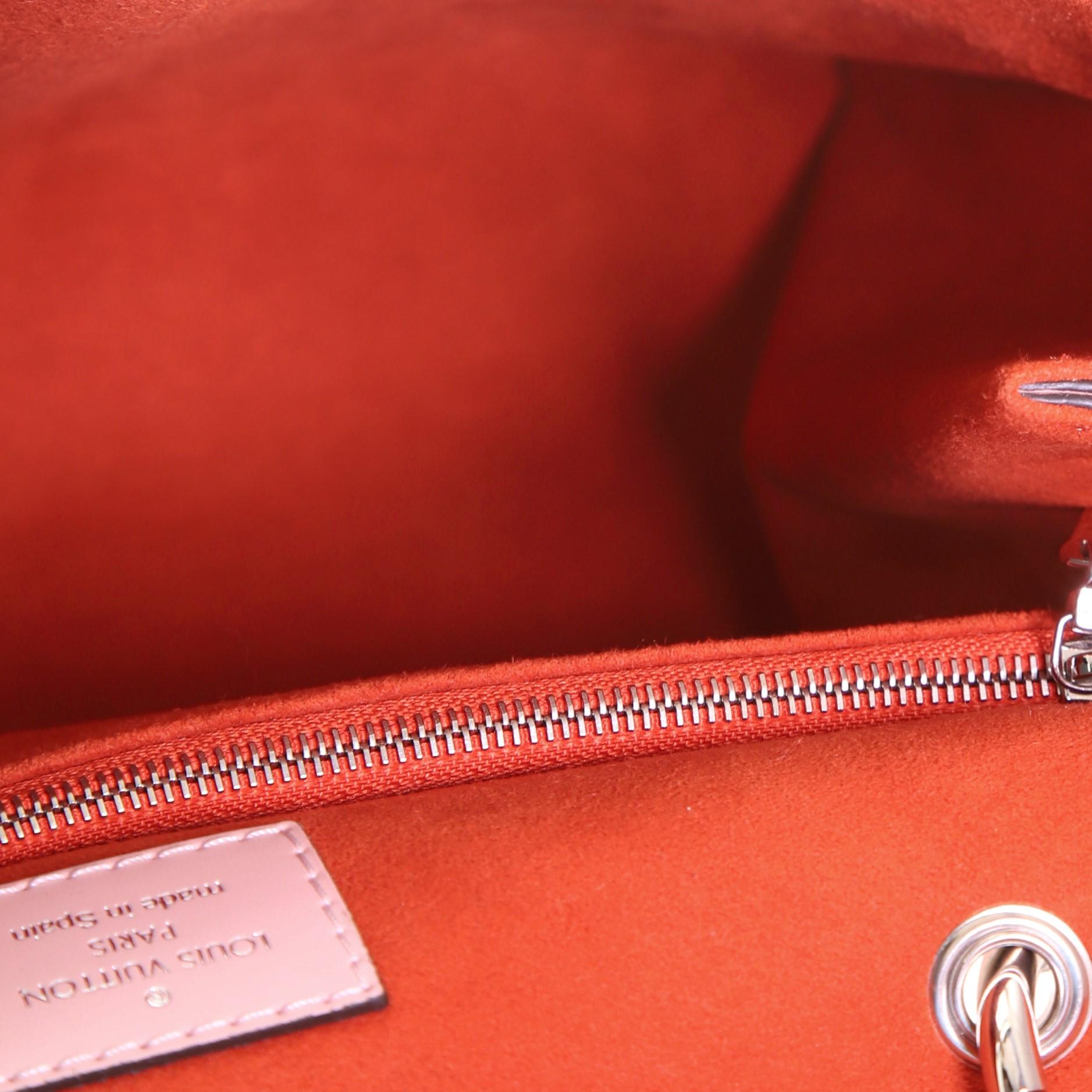 Pink Louis Vuitton Grenelle Handbag Epi Leather PM