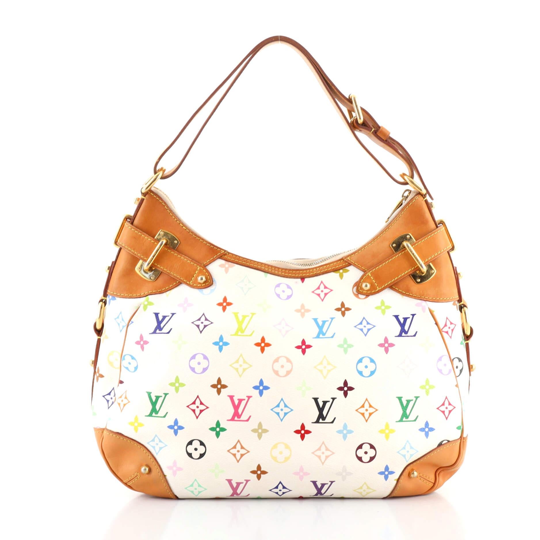 Greta Monogramm-Handtasche von Louis Vuitton, mehrfarbig (Weiß)