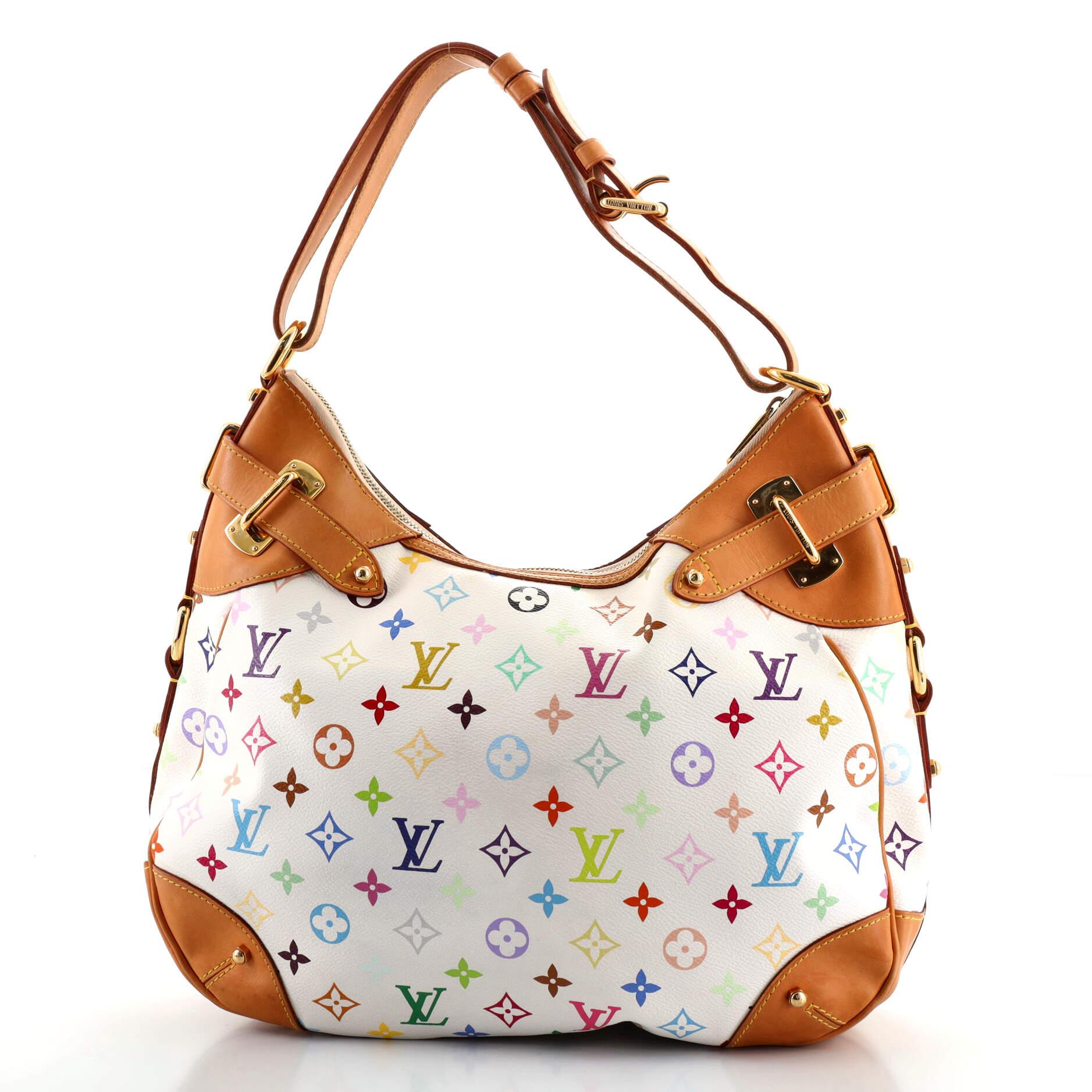 Greta Monogramm-Handtasche von Louis Vuitton, mehrfarbig (Beige)