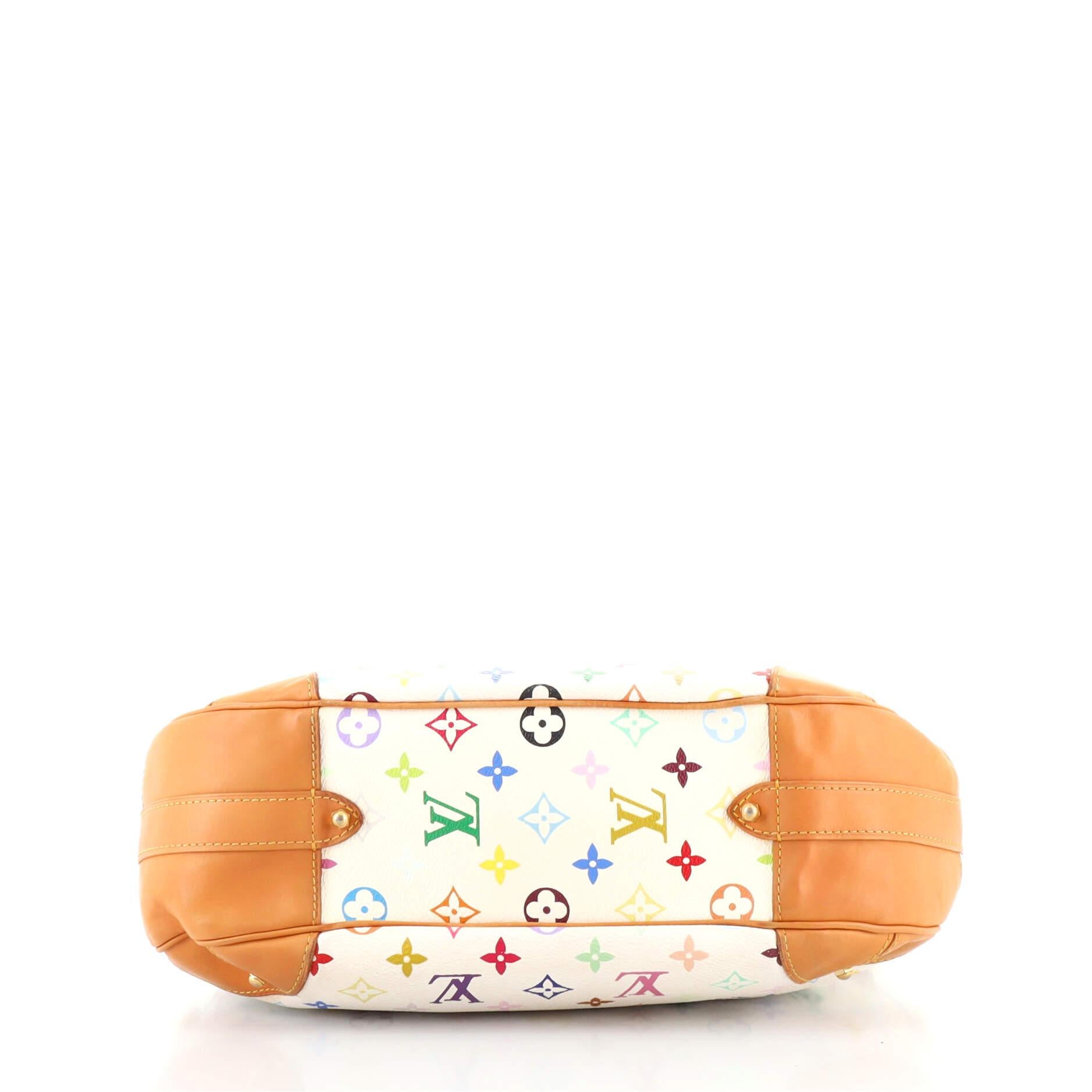 Greta Monogramm-Handtasche von Louis Vuitton, mehrfarbig im Zustand „Relativ gut“ in NY, NY
