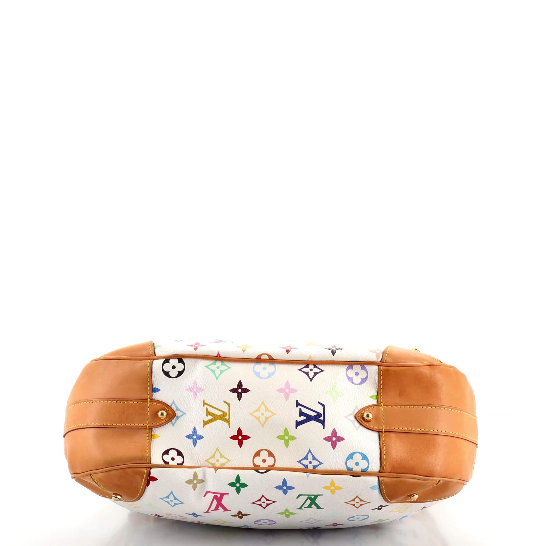Greta Monogramm-Handtasche von Louis Vuitton, mehrfarbig im Zustand „Gut“ in NY, NY