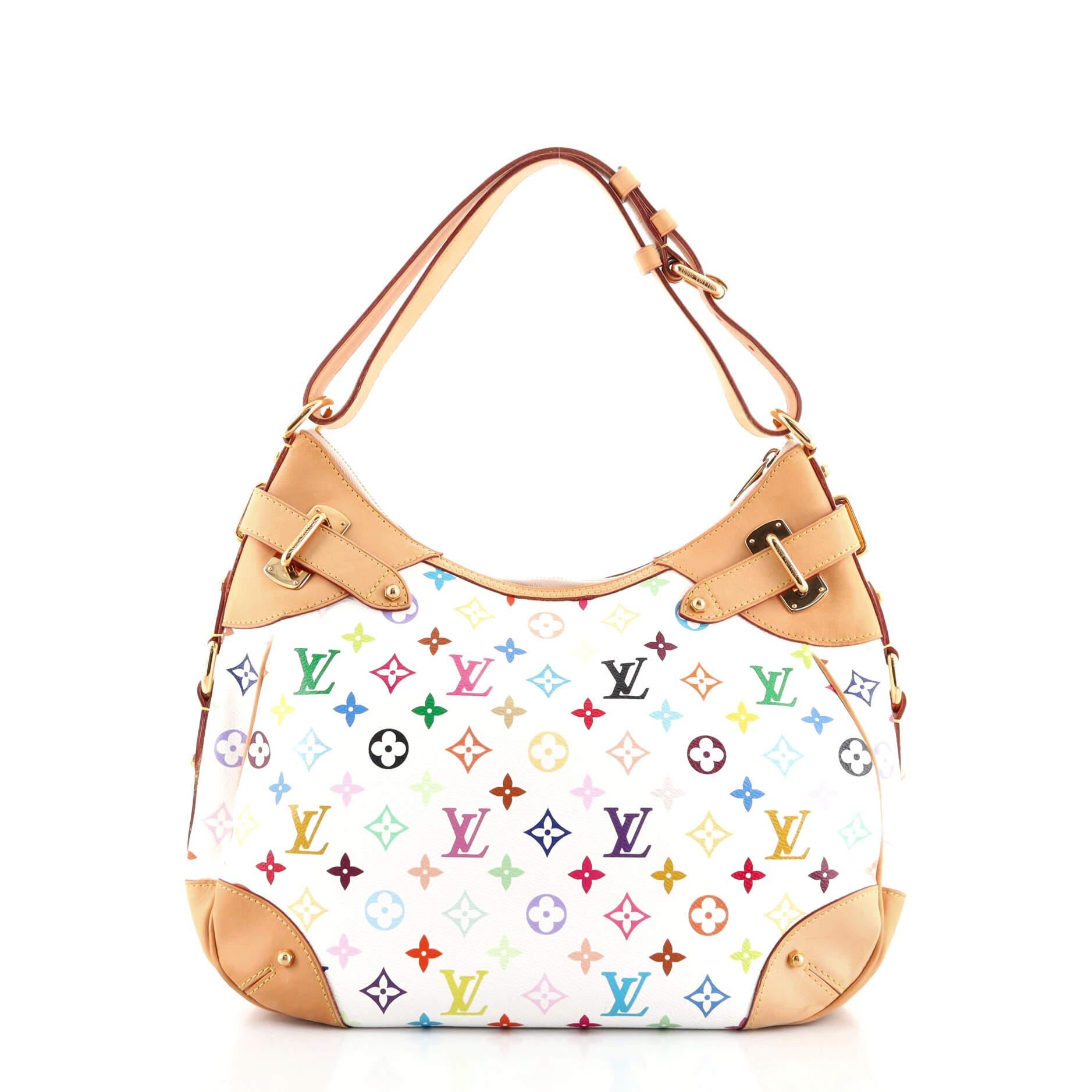 Louis Vuitton Greta Handbag Monogram Multicolor In Fair Condition In NY, NY