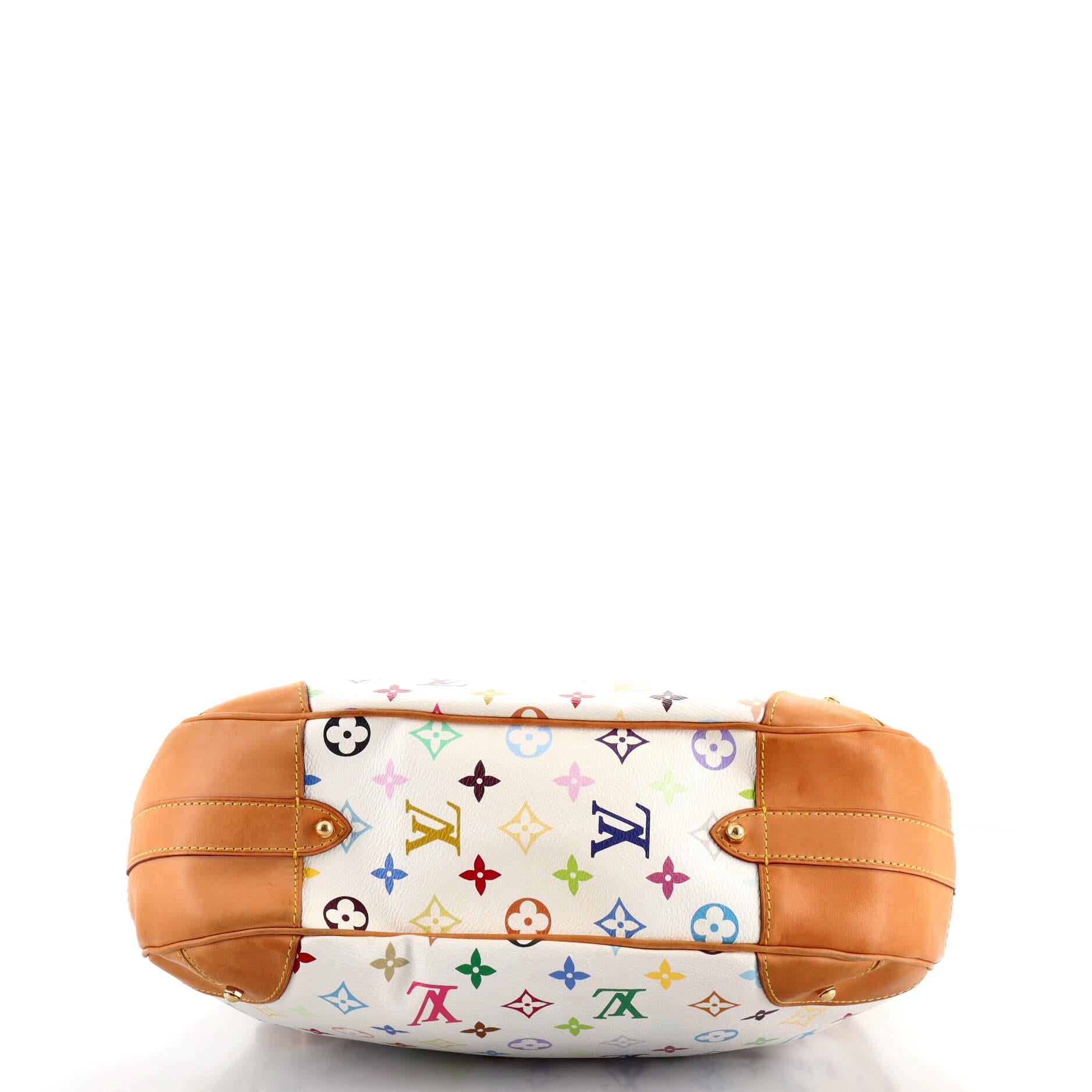 Beige Louis Vuitton Greta Handbag Monogram Multicolor