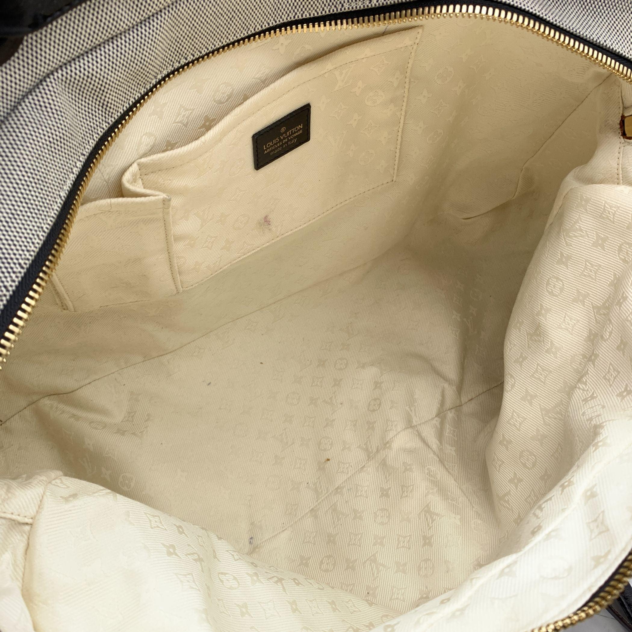 Louis Vuitton Grey and Black Canvas Articles De Voyage ToteBag 1