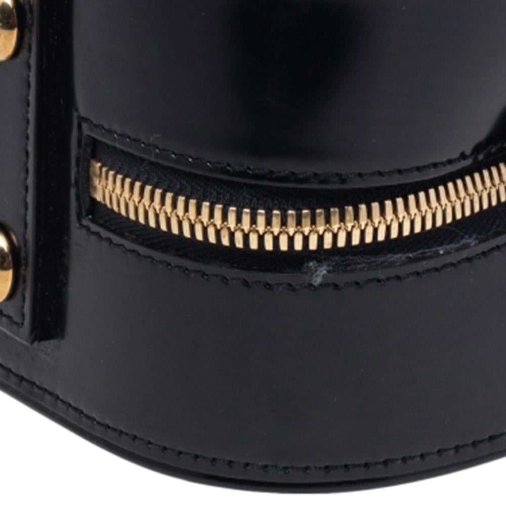 Grau/Schwarz Wildleder Limited Edition Havane gestempelte Trunk GM Tasche von Louis Vuitton 4