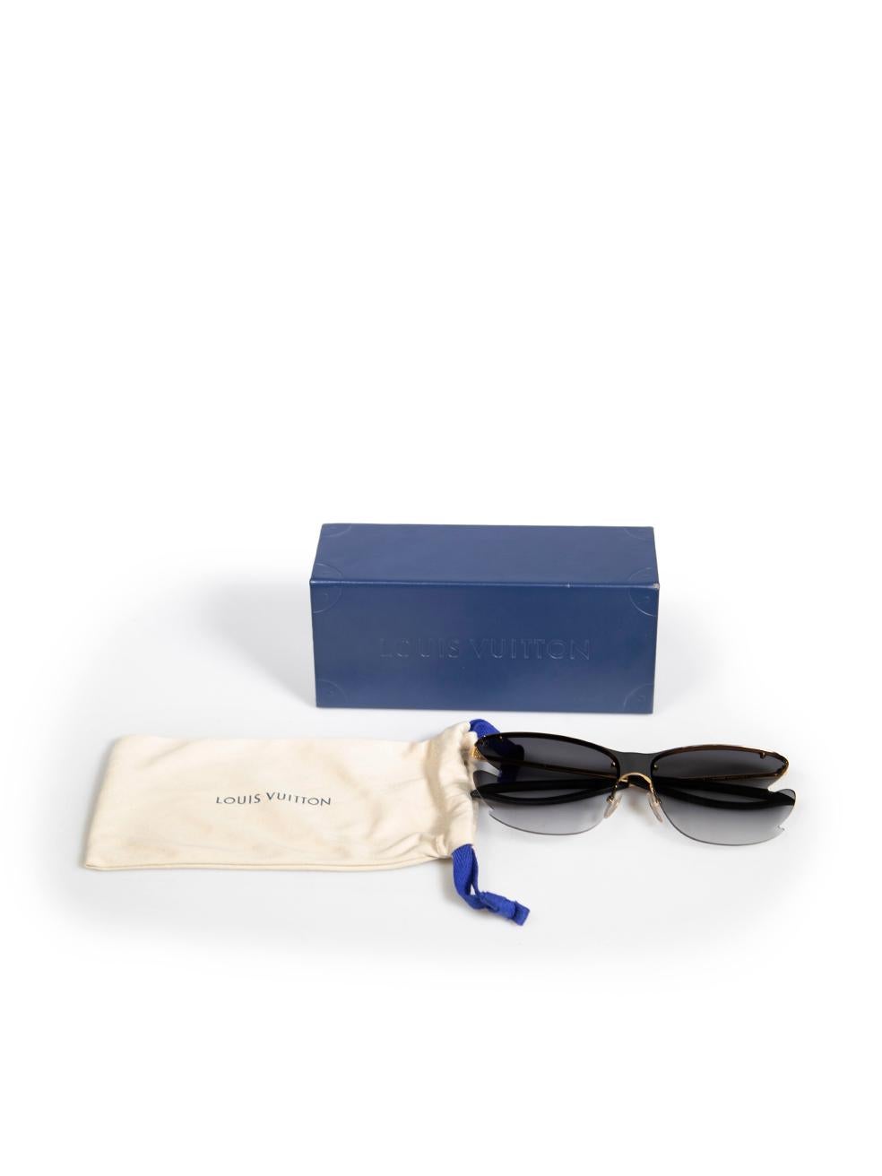 Louis Vuitton Grey Bohemian Vuittony Gradient Sunglasses For Sale 1