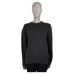 LOUIS VUITTON grey cashmere 2025 LV ICONS Crewneck Sweater Mens S Women
s M L