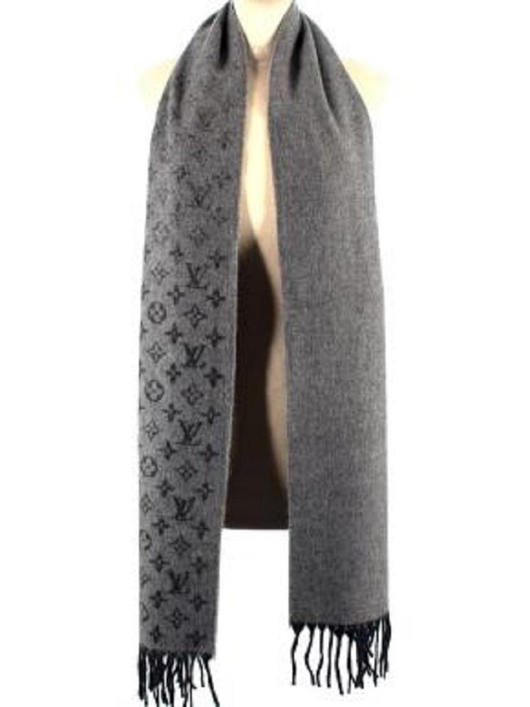 Louis Vuitton Monogram Gradient Wool Scarf