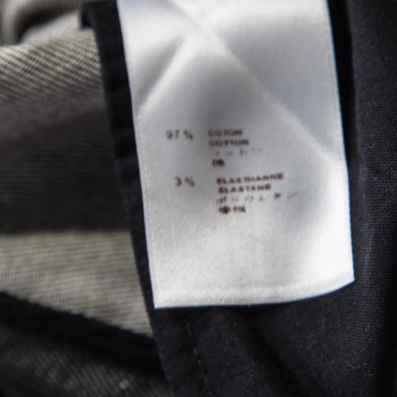 Louis Vuitton Grey Dark Wash Denim Straight Fit Jeans XS 2