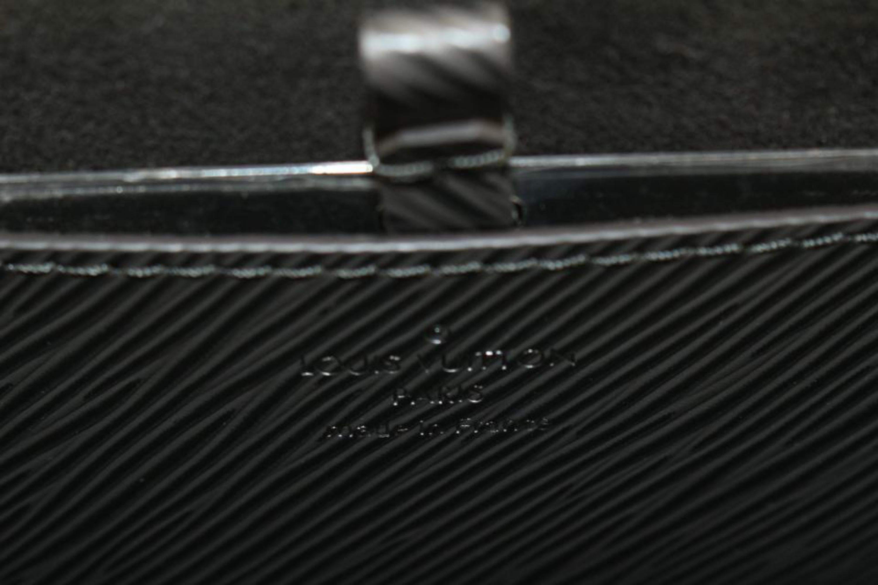Louis Vuitton Grey Etain Epi Leather Twist MM Crossbody Bag 24lk721s 2