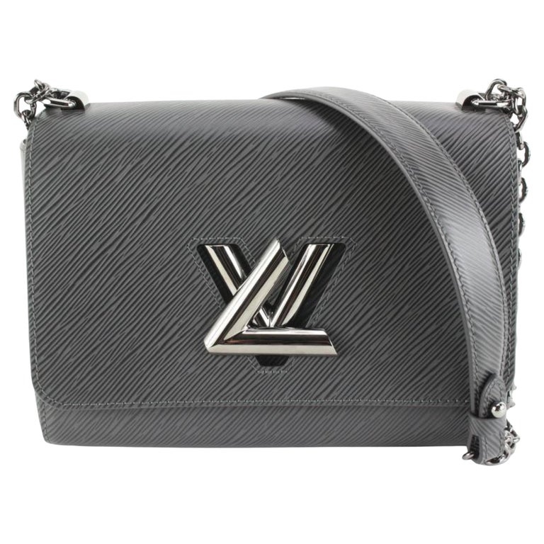Louis Vuitton - Authenticated Twist Handbag - Leather Grey Plain for Women, Very Good Condition