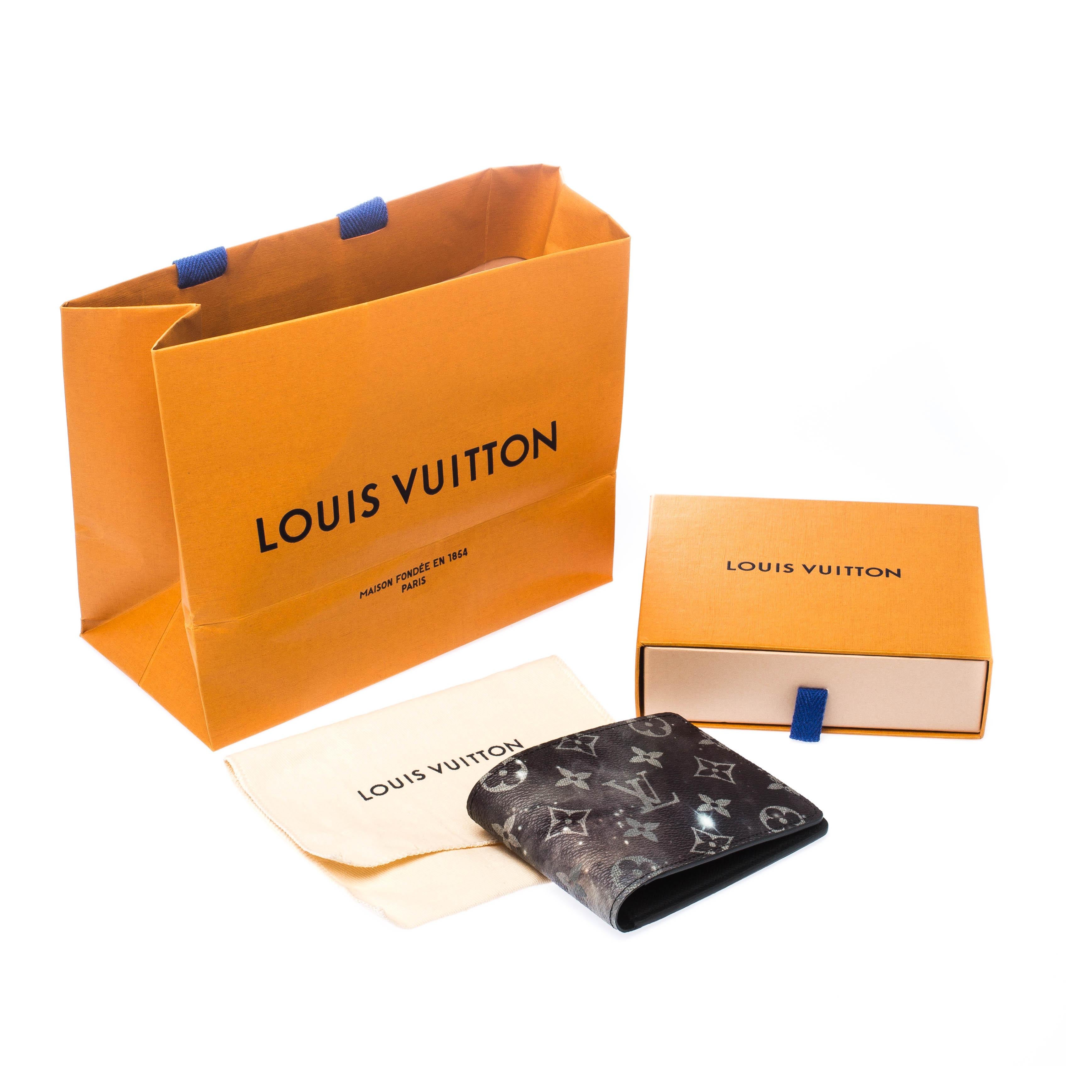 Louis Vuitton Grey Galaxy Monogram Canvas Multiple Bifold Wallet 3