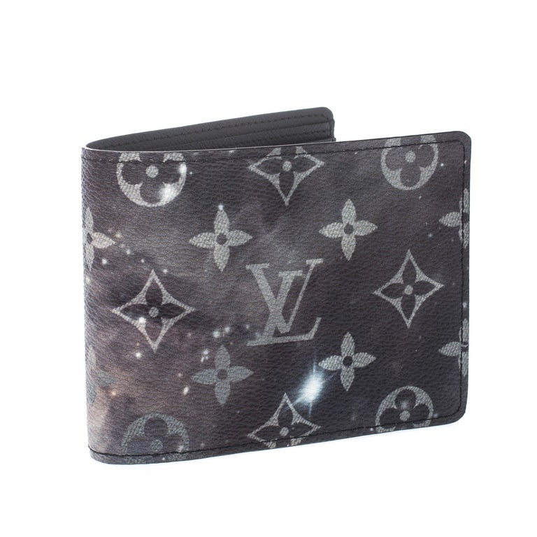 Louis Vuitton Multiple Wallet Monogram Galaxy Black/Grey Multicolor