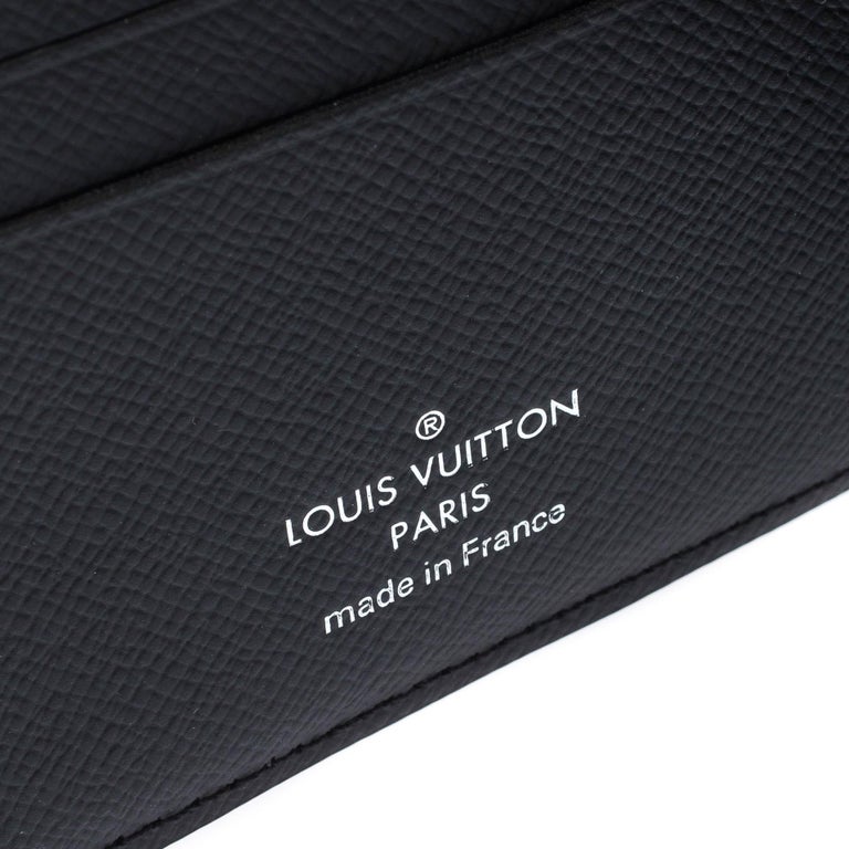 Pre-owned Louis Vuitton Multiple Wallet Monogram Galaxy Black/grey