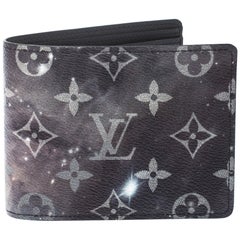 Louis Vuitton Grey Galaxy Monogram Canvas Multiple Bifold Wallet