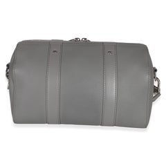 Louis Vuitton Grey Grained Calfskin Aerogram City Keepall