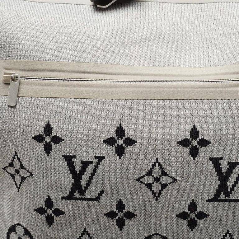 Louis Vuitton Horizon Duffle Soft Jacquard 55 Gray in Knit with Silver-tone  - US