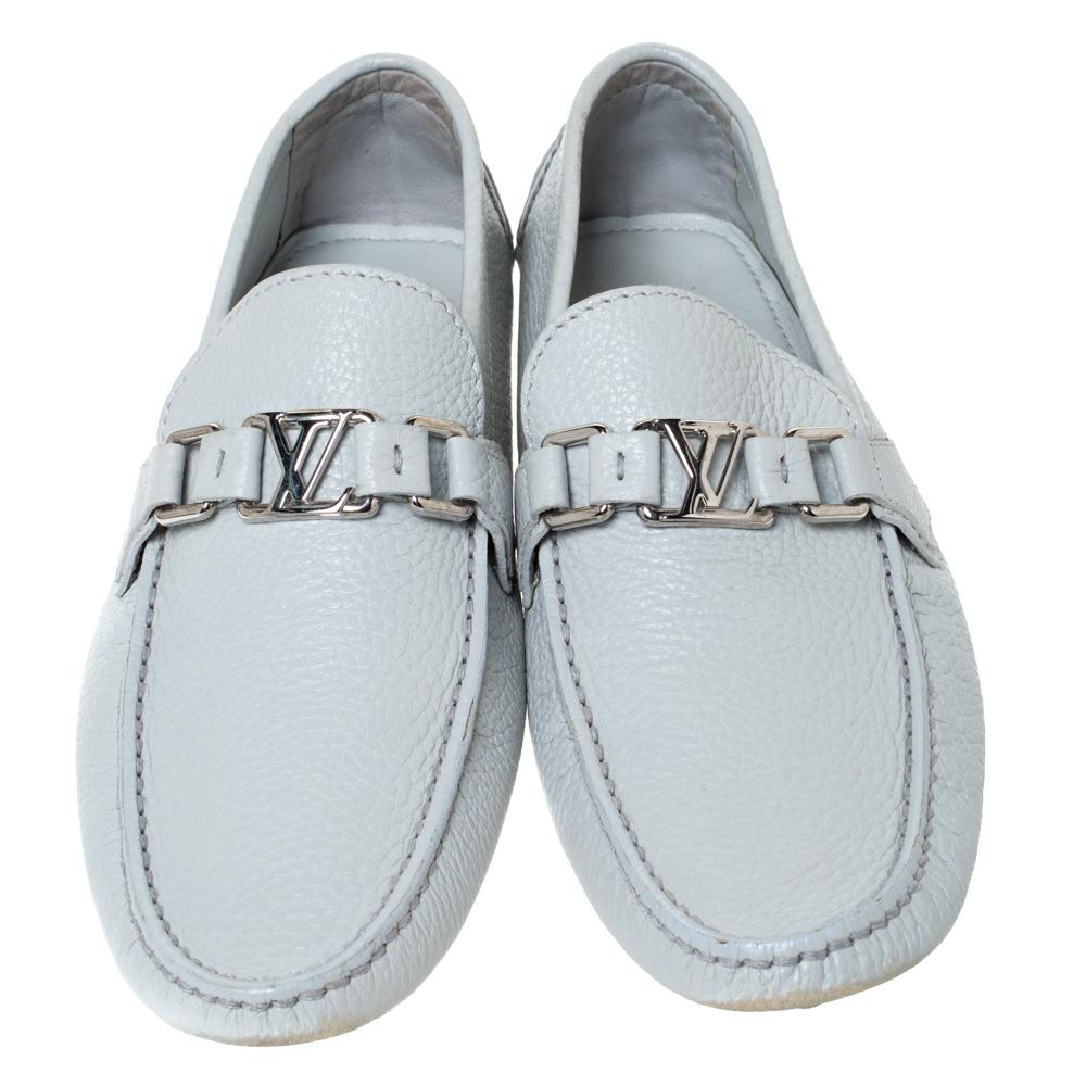 Louis Vuitton Grey Leather Hockenheim 