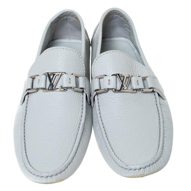 Hockenheim leather flats Louis Vuitton White size 6.5 UK in Leather -  31852582