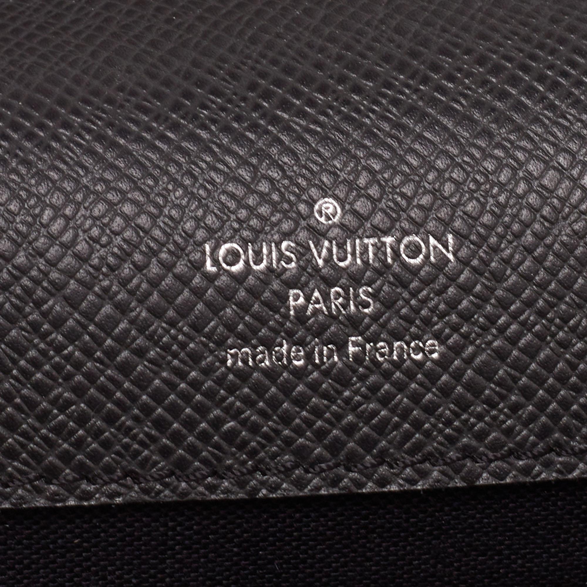 Louis Vuitton Grey Leather Neo Belaia Clutch 5