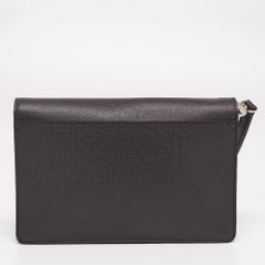 Louis Vuitton Grey Leather Neo Belaia Clutch
