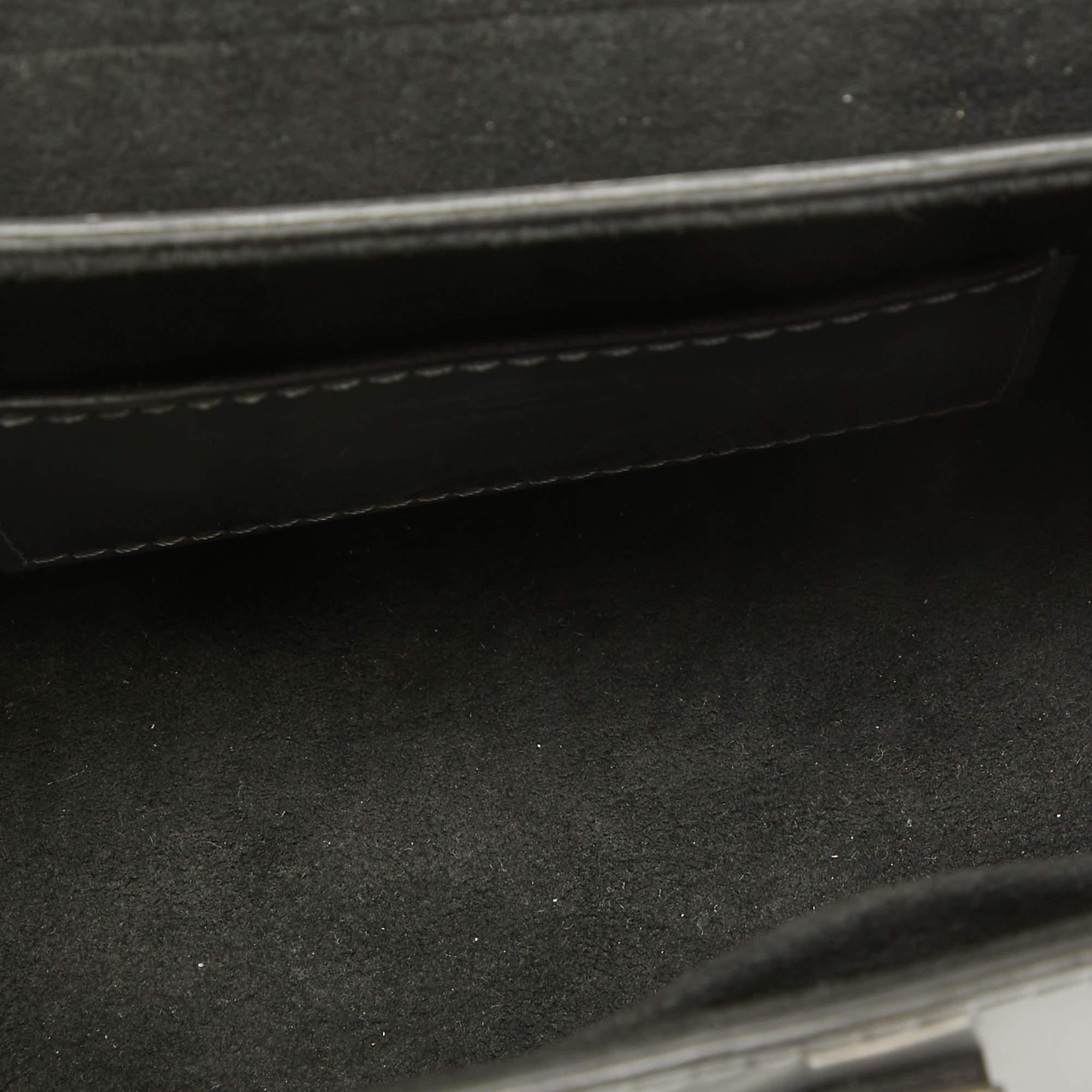 Louis Vuitton Grey Leather Spaceship Twist PM Bag 7