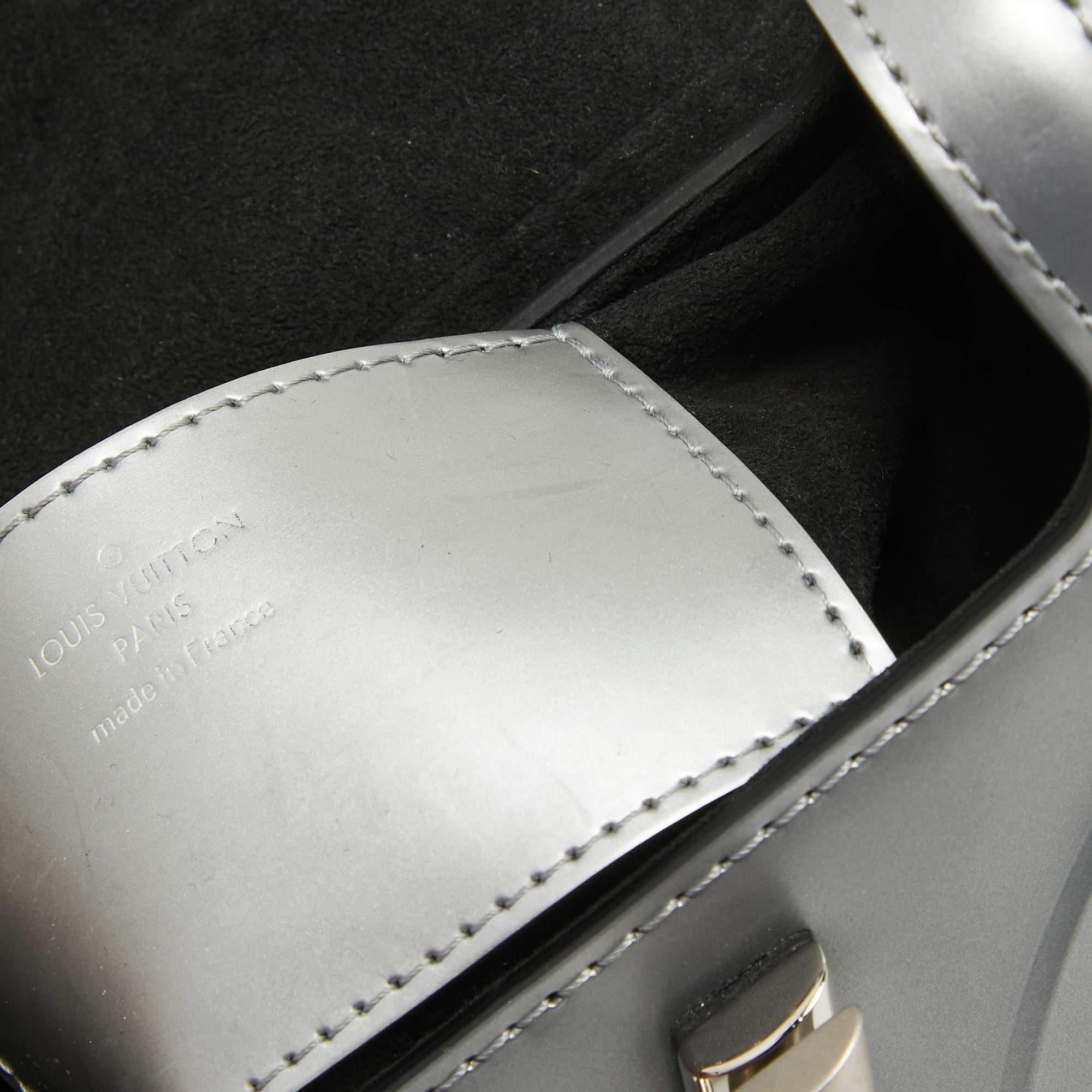 Louis Vuitton Grey Leather Spaceship Twist PM Bag 2