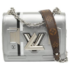 Louis Vuitton Grey Leather Spaceship Twist PM Bag