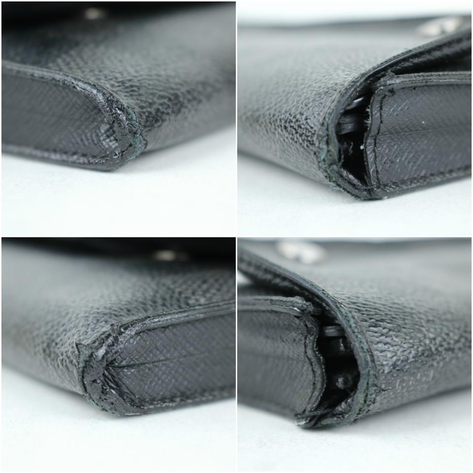 Gray Louis Vuitton Grey Long Damier Graphite Modulable 95lj3 Wallet For Sale