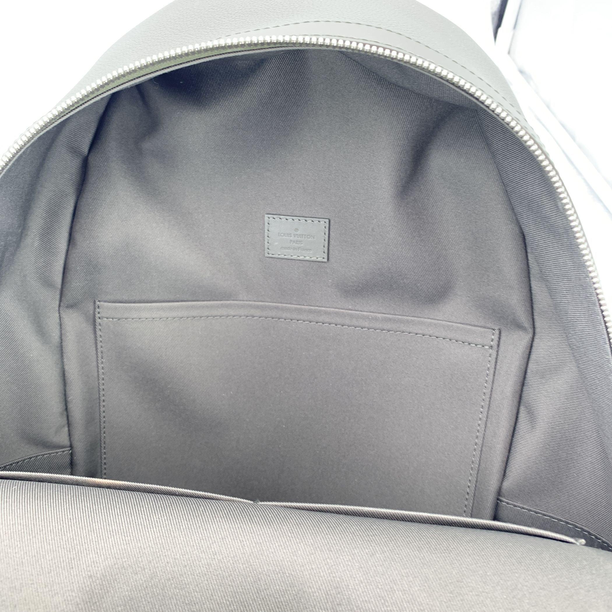 Women's or Men's Louis Vuitton Grey LV Aerogram Leather Takeoff Backpack Bag