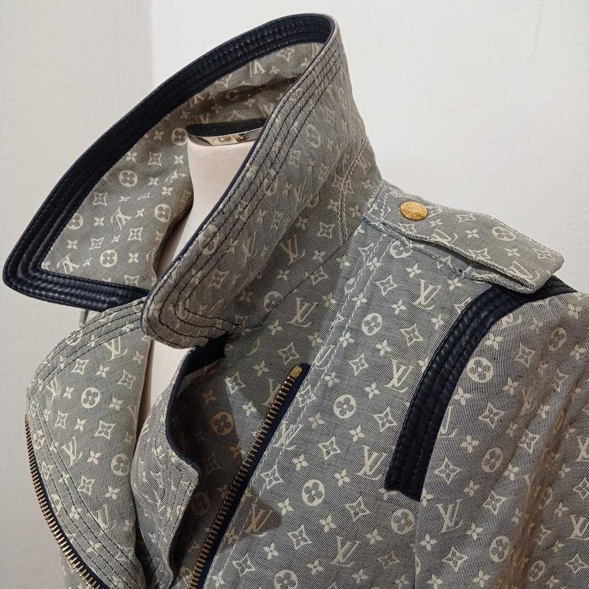 Gray Louis Vuitton Grey LV Jacket IT 38