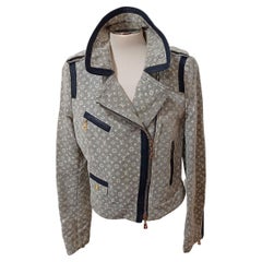 Louis Vuitton - Veste grise LV, taille IT 38