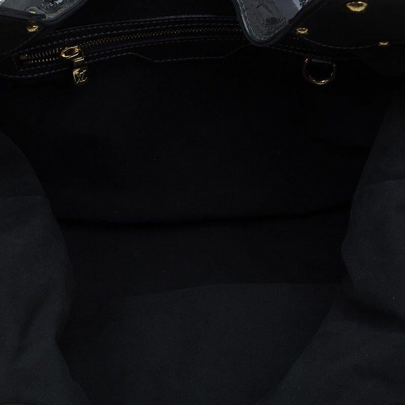 Louis Vuitton Grey Mahina Patent Leather Limited Edition Surya XL Bag 1