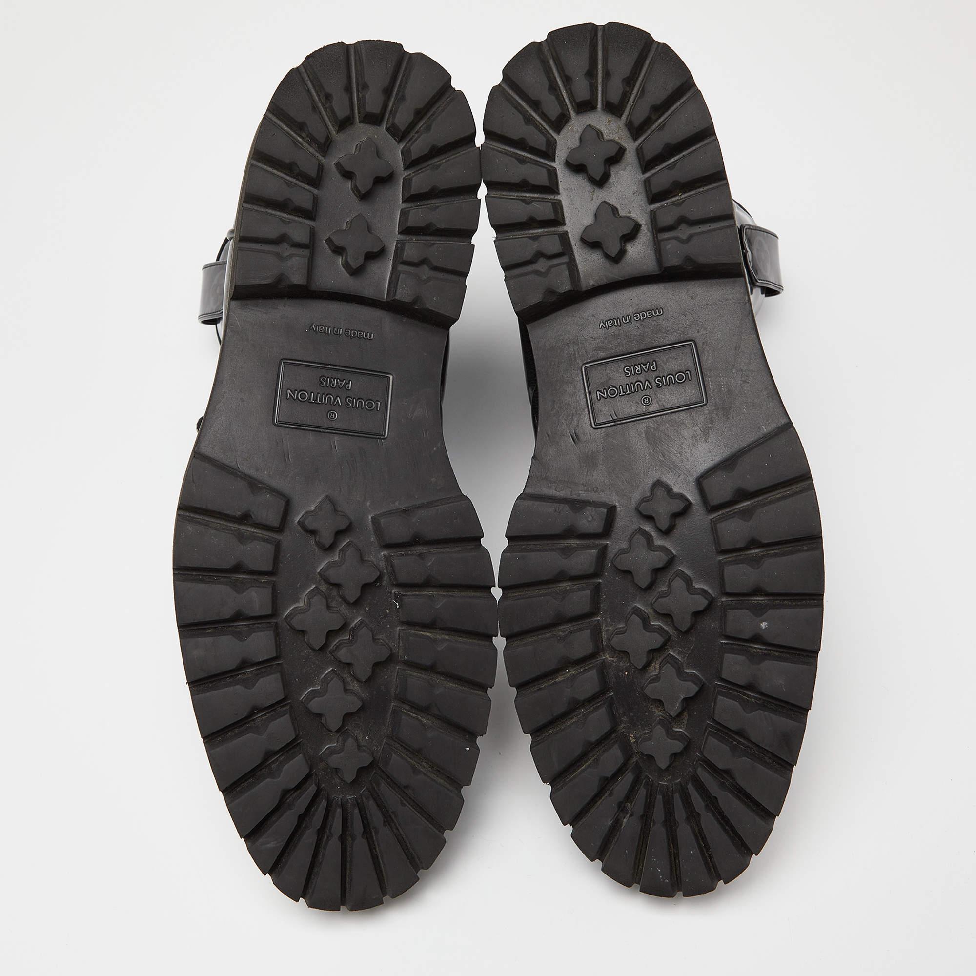 Louis Vuitton Grey Monogram Canvas Outland Ankle Boots Size 44 2