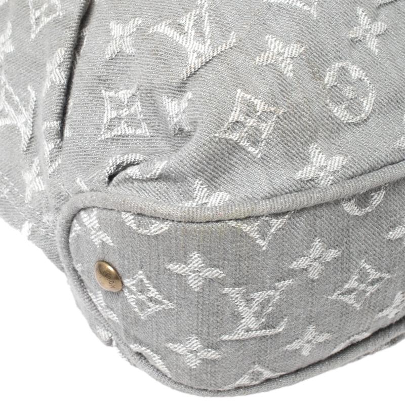 Women's Louis Vuitton Grey Monogram Denim Slightly Bag