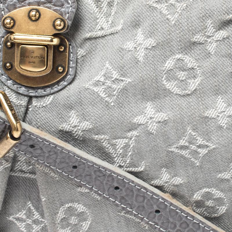 Louis Vuitton Grey Monogram Denim Slightly Bag 1