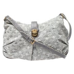 Louis Vuitton Grey Monogram Denim Slightly Bag