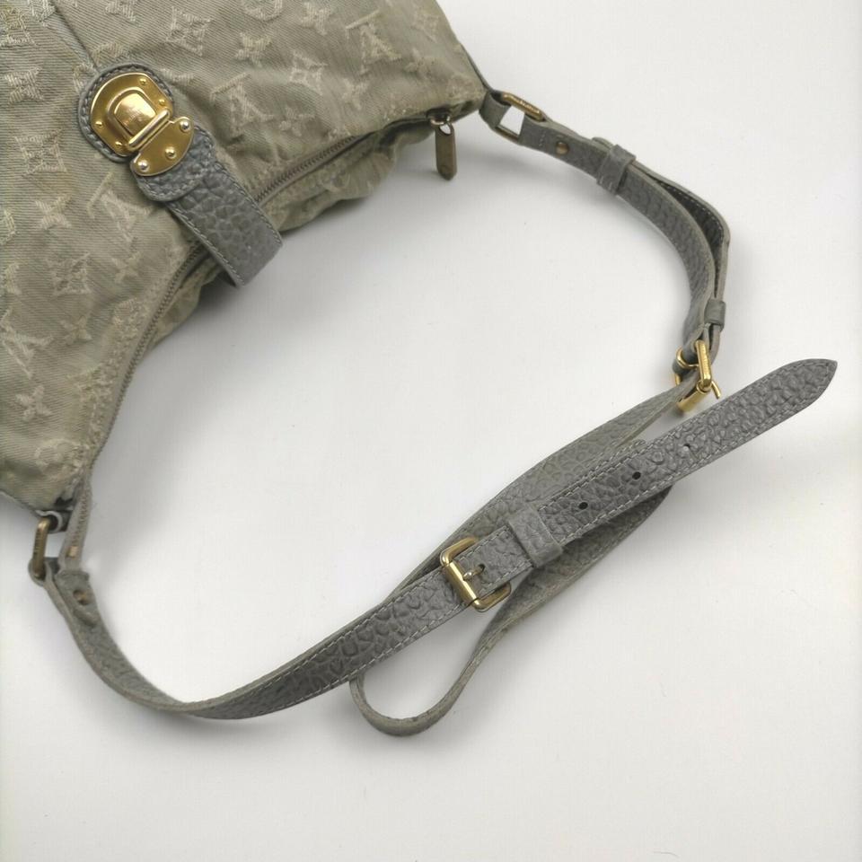 Louis Vuitton Grey Monogram Denim Slightly Shoulder Bag 5LV712 5