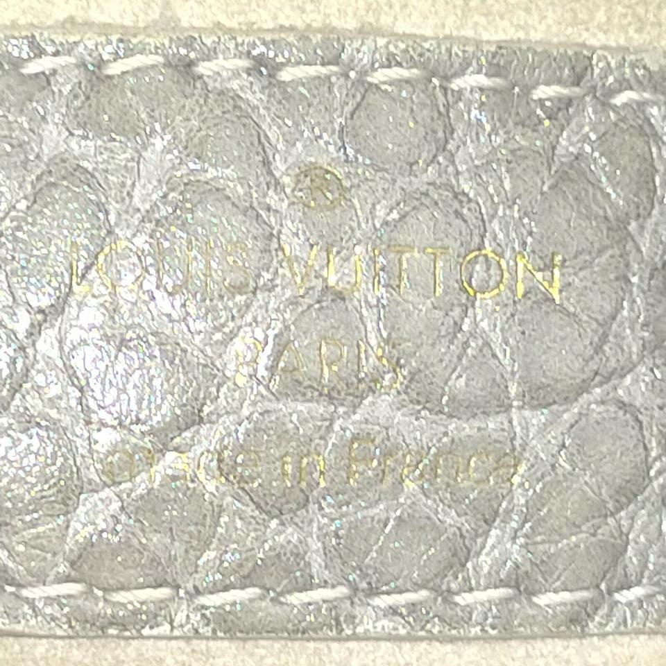 Women's Louis Vuitton Grey Monogram Denim Slightly Shoulder Bag 5LV712
