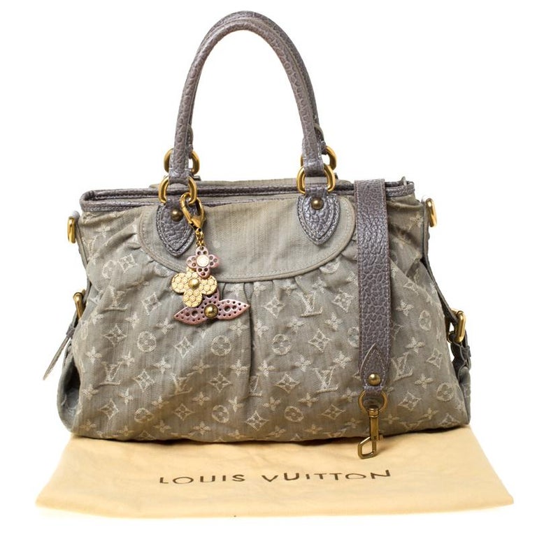 Louis Vuitton SPERONE BB White Dark grey Leather ref.53408 - Joli Closet