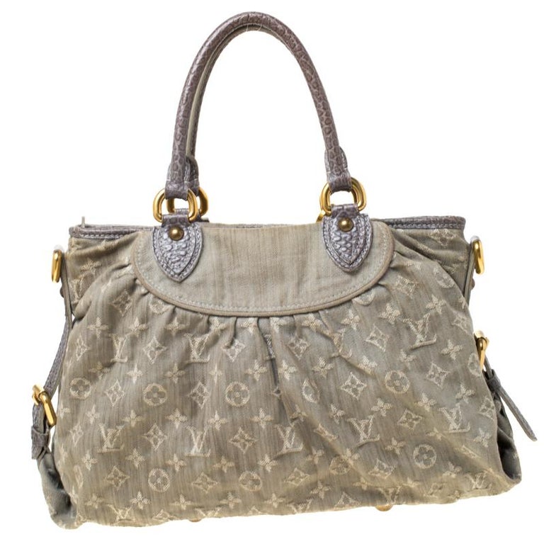 Louis Vuitton Grey Monogram Idylle Neo Cabby MM Bag For Sale at 1stdibs