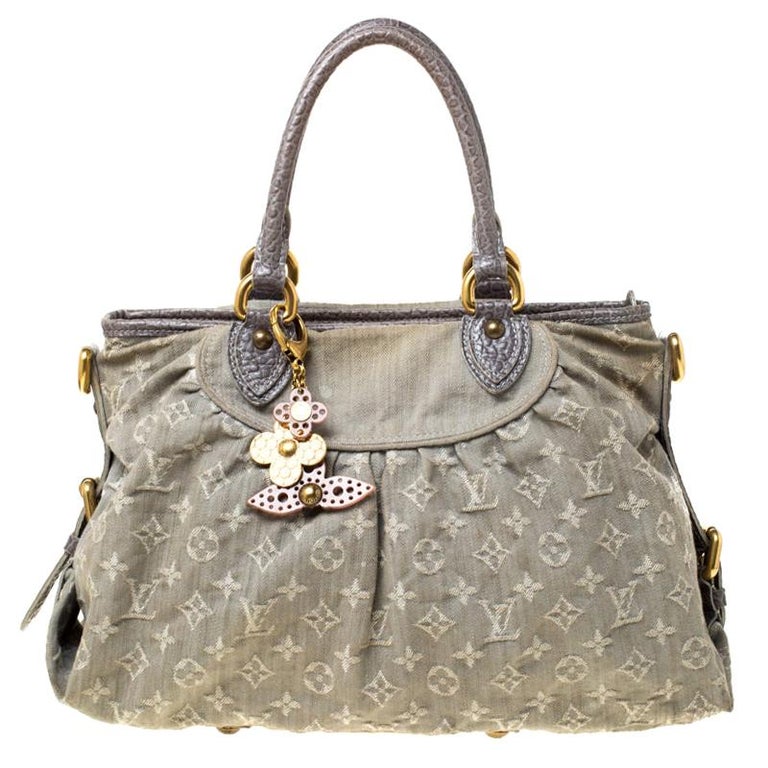 Louis Vuitton Grey Monogram Idylle Neo Cabby MM Bag For Sale at 1stDibs
