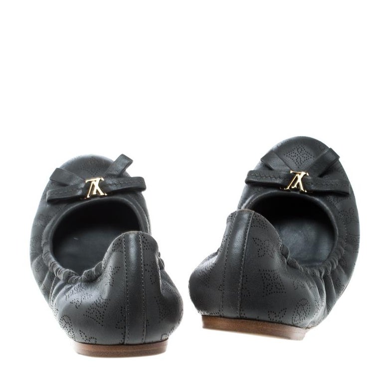 monogram ballet flats
