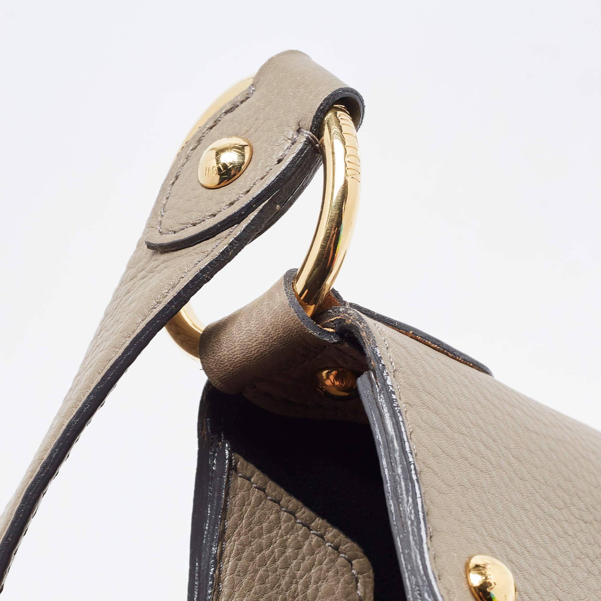 Louis Vuitton Grey Monogram Mahina Leather Solar PM Bag 9