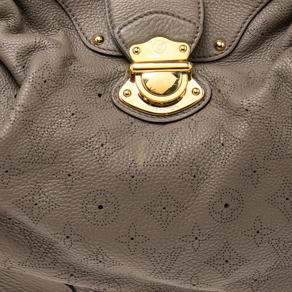Louis Vuitton Grey Monogram Mahina Leather Solar PM Bag 1
